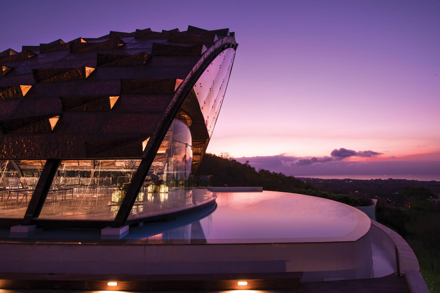 Wedding ceremony at Renaissance Bali Uluwatu Resort & Spa with ocean views on the Bukit Peninsula, Bali