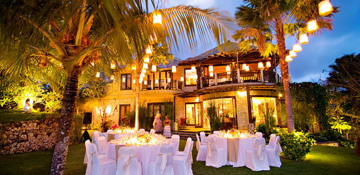 Bali Villa Wedding Decor
